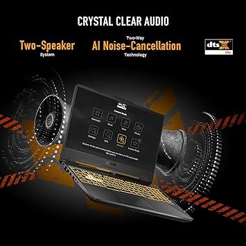 ASUS TUF Gaming A15 (2024) Gaming Laptop, 15.6” FHD 144Hz Display, NVIDIA® GeForce RTX™ 3050, AMD Ryzen™ 5 7535HS, 8GB DDR5, 512GB PCIe® Gen4 NVMe™ SSD, Wi-Fi 6, Windows 11, FA506NC-ES51